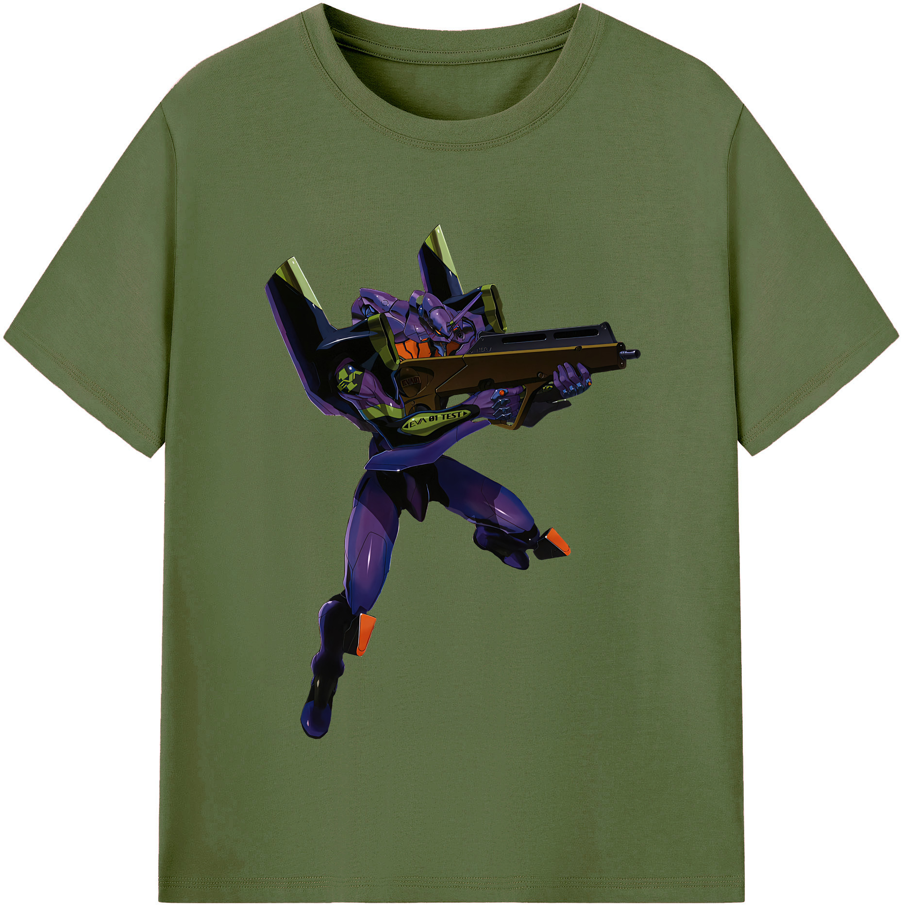 （画像用） EVA 新世紀エヴァンゲリオン 綿100％半袖Tシャツ（フロントプリント）